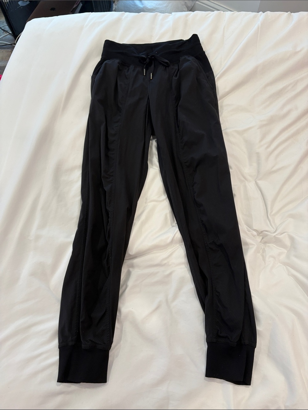 lululemon athletica Black Track Joggers - Picture 1 of 3